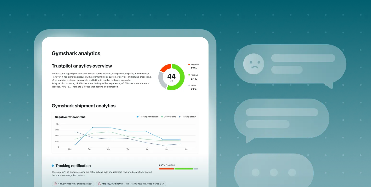 trustpilot analytics