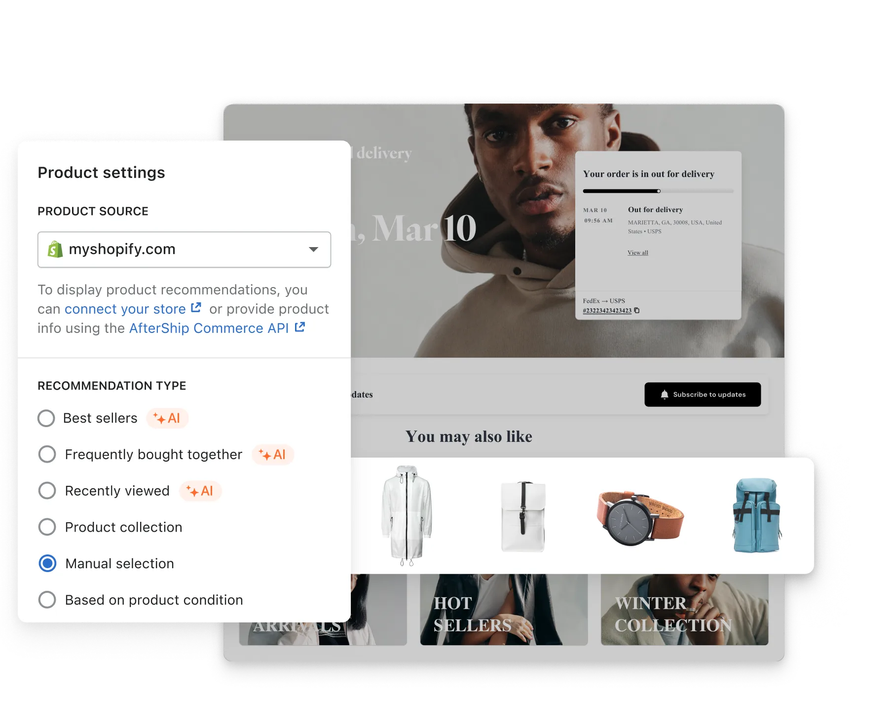 improve results with built in ai and product curation