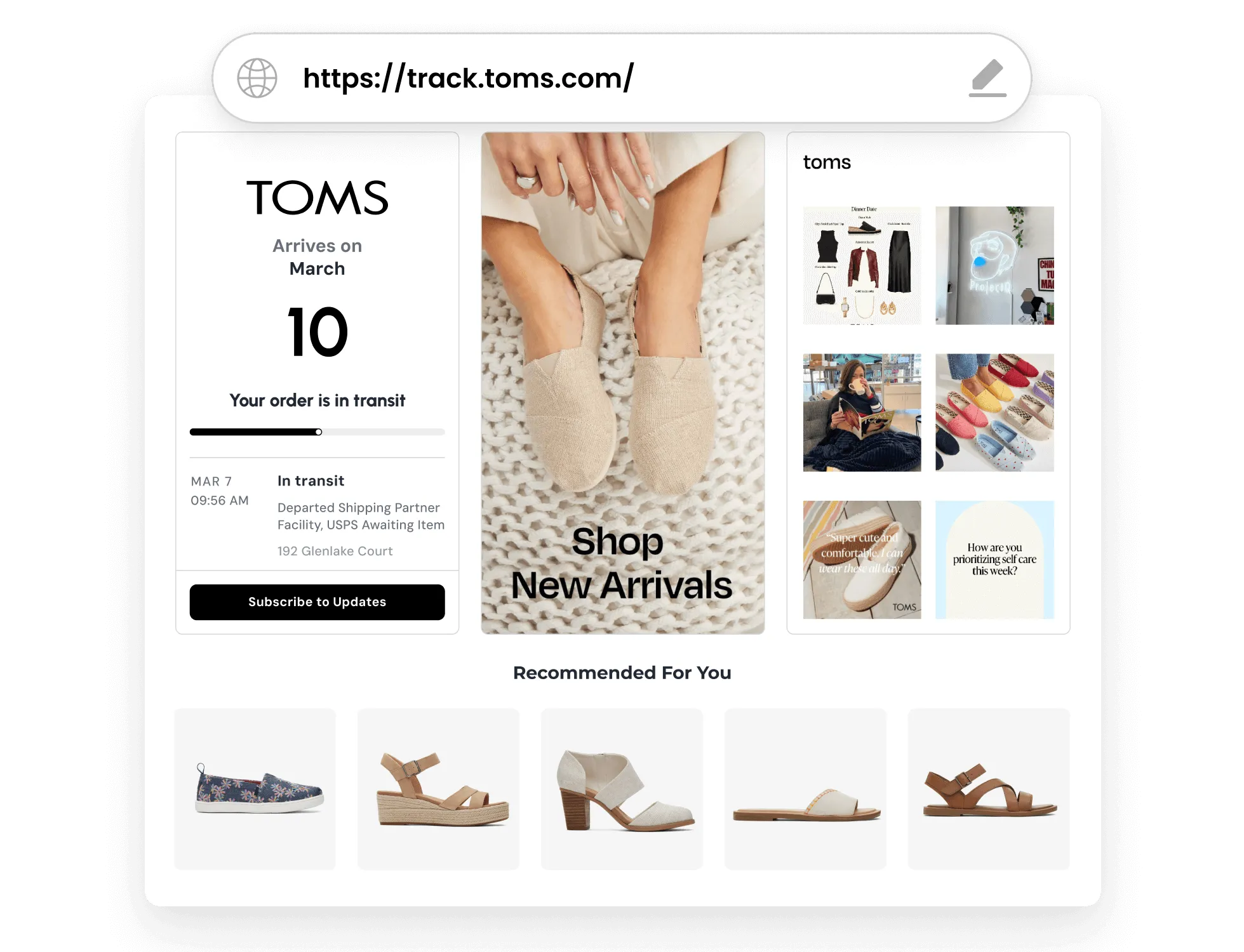 branded tracking page overview v