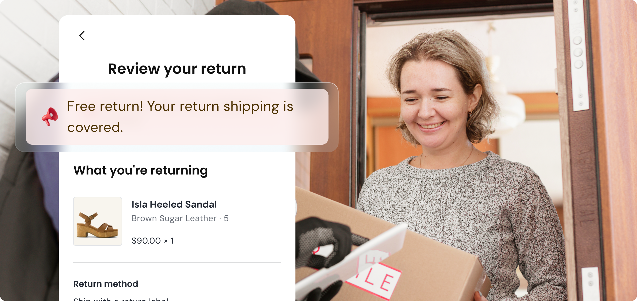 Returns Care why it works visual