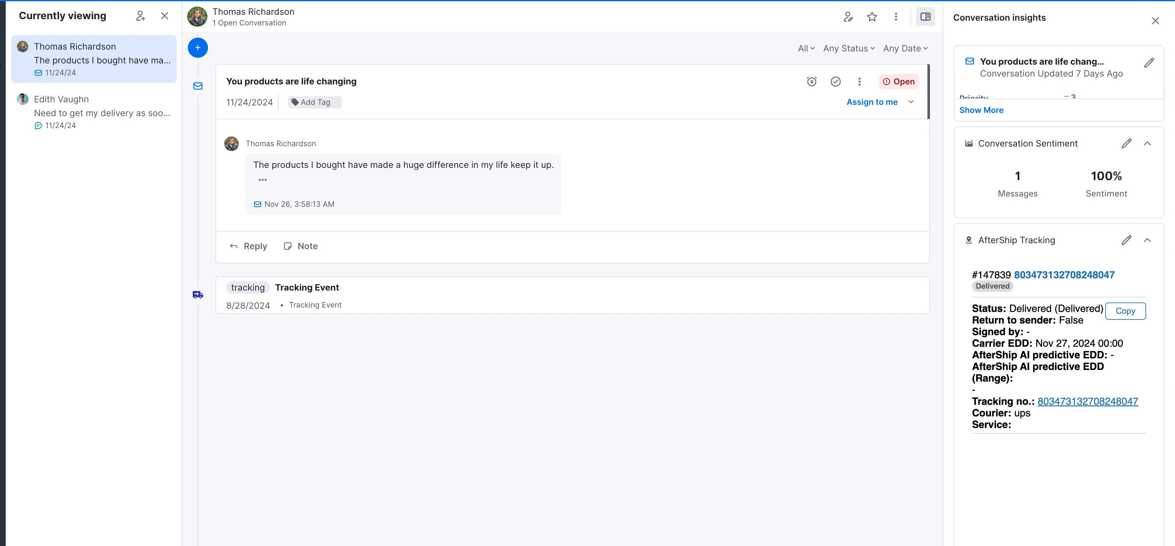Kustomer integration image 2