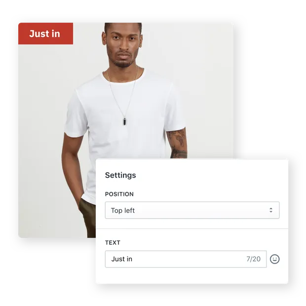 Textlabel anpassen