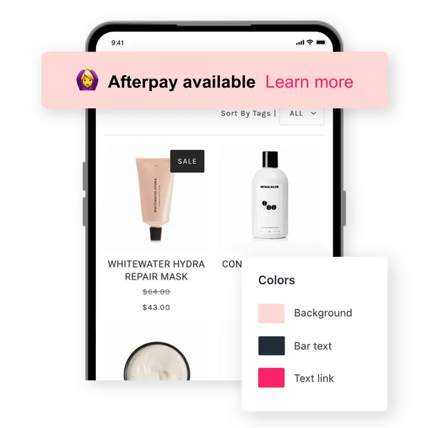 Match style with your promotion