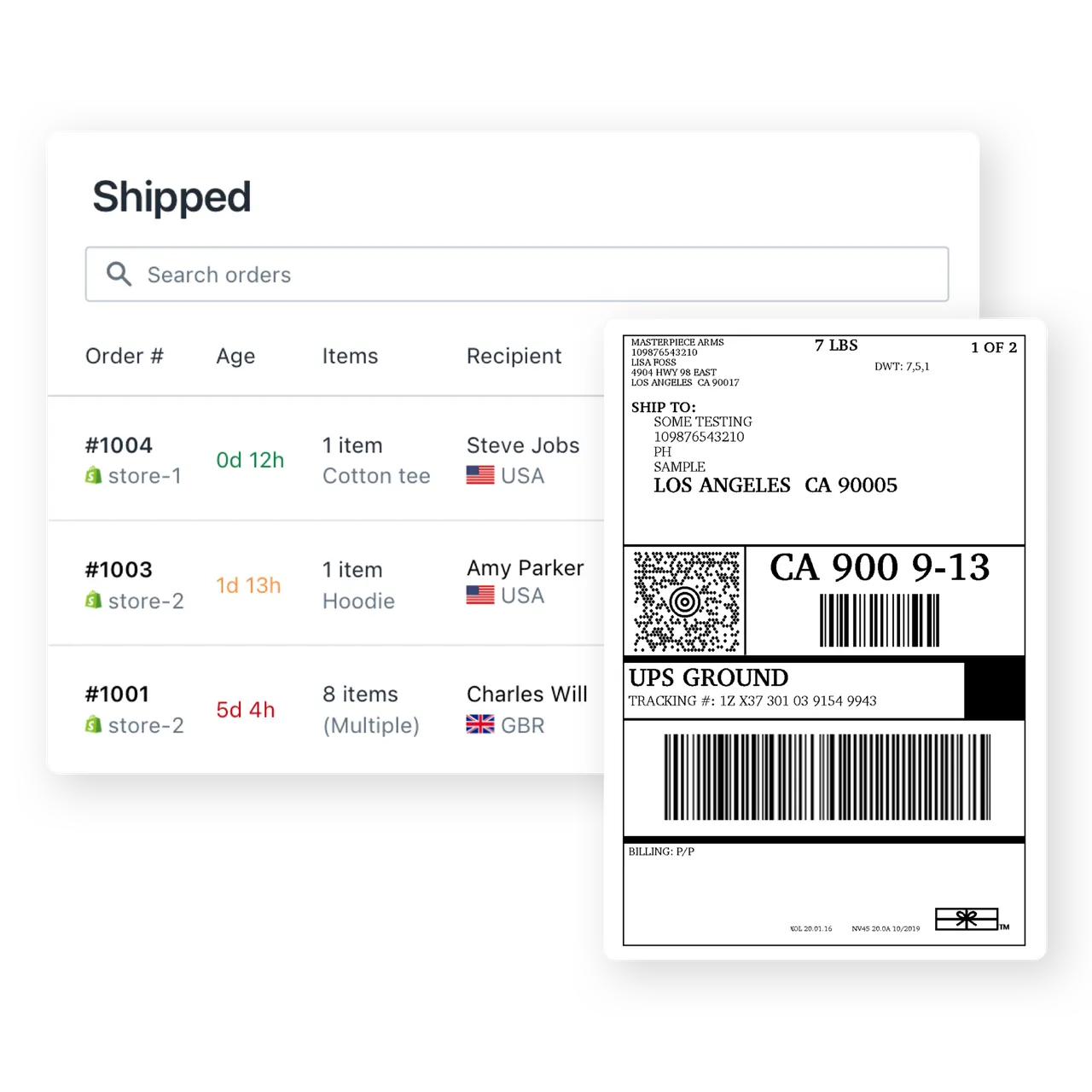Order management portal