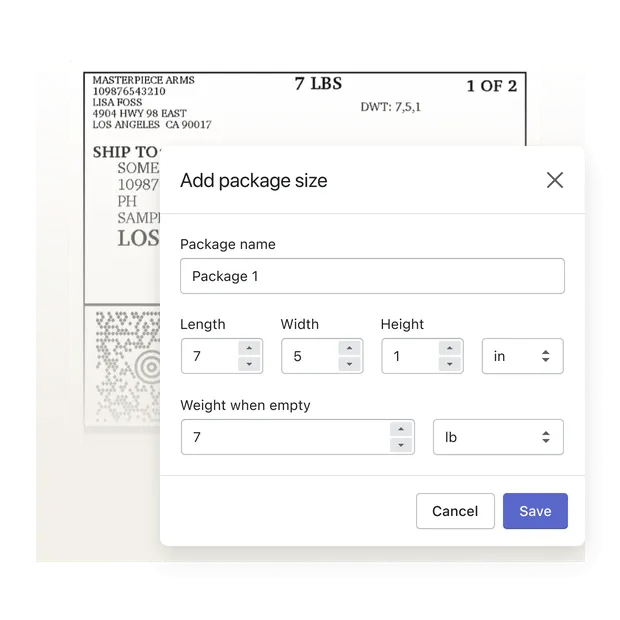 Make returns easy for customers
