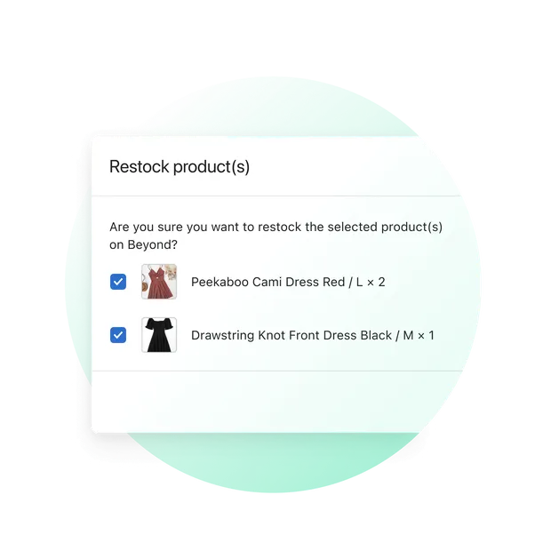 Manage inventory better 