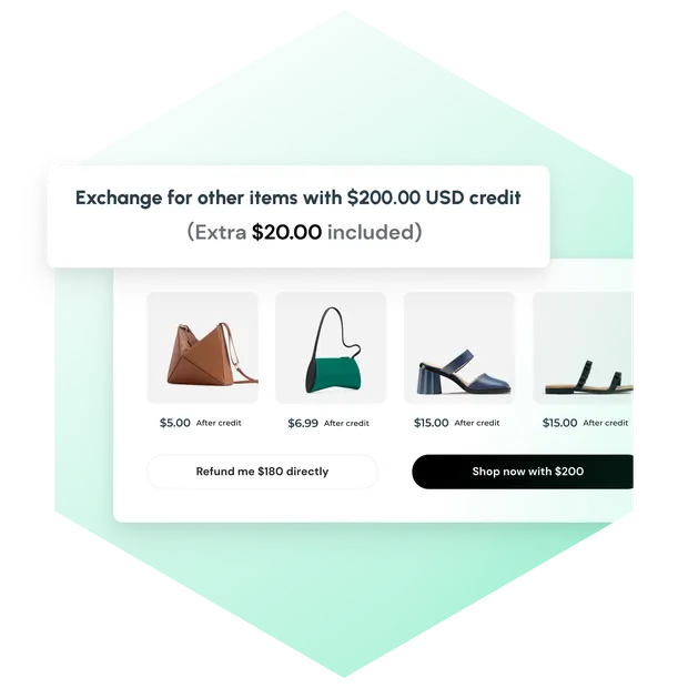 Offer bonus credits to encourage exchanges