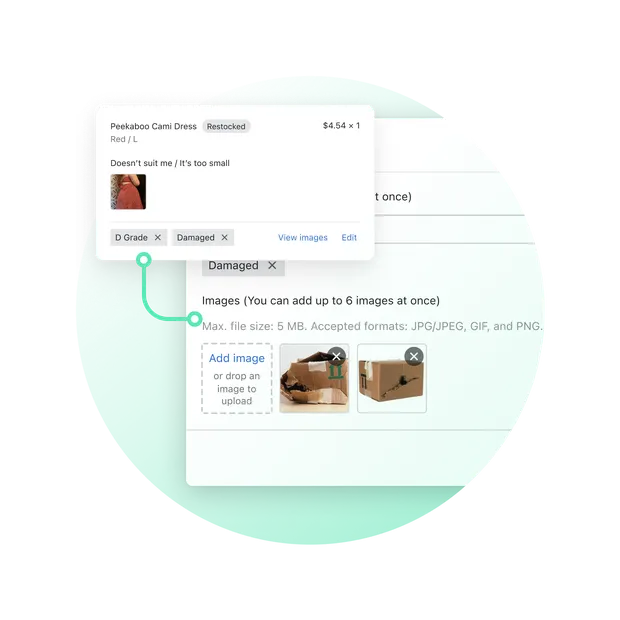 Streamline return processing with tags 