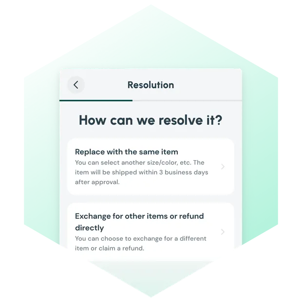 Make every return a potential repurchase.