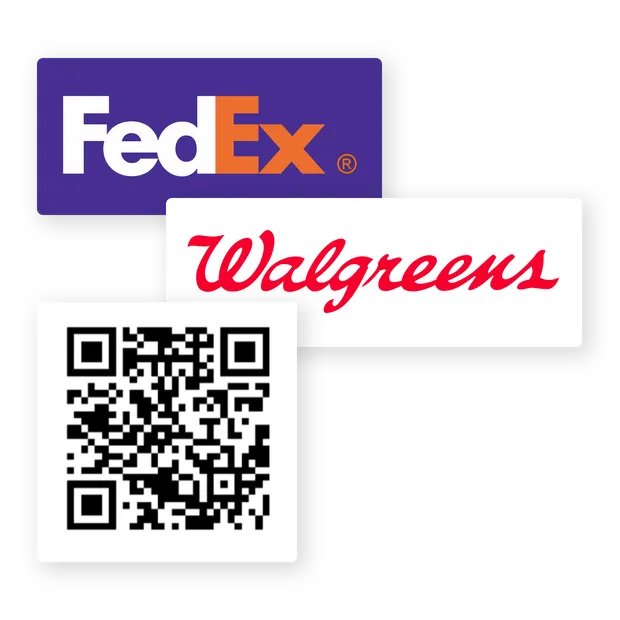 FedEx 或 Walgreens 交遞(僅限美國)