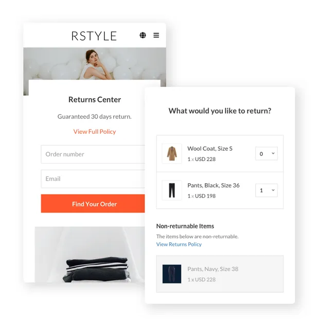 Non-returnable rules